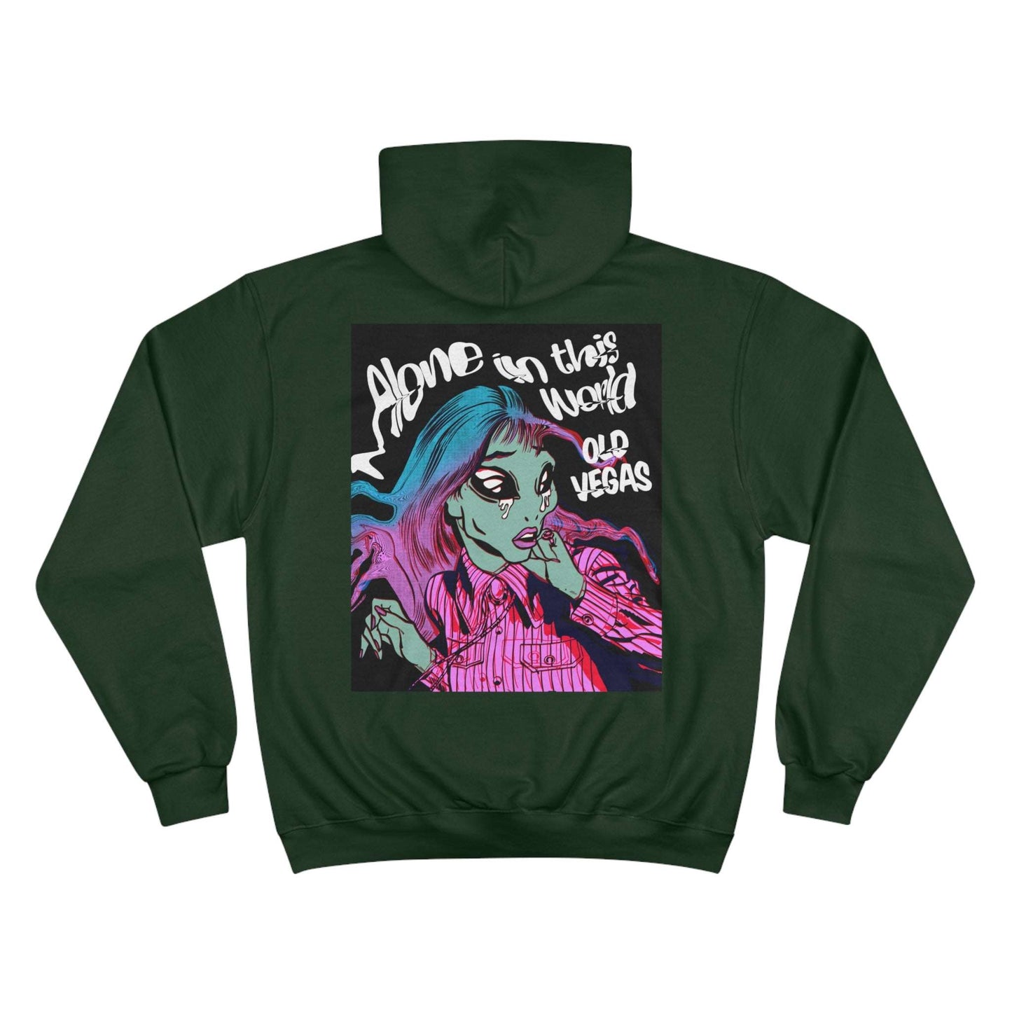 Champion Hoodie - Crying Alien.