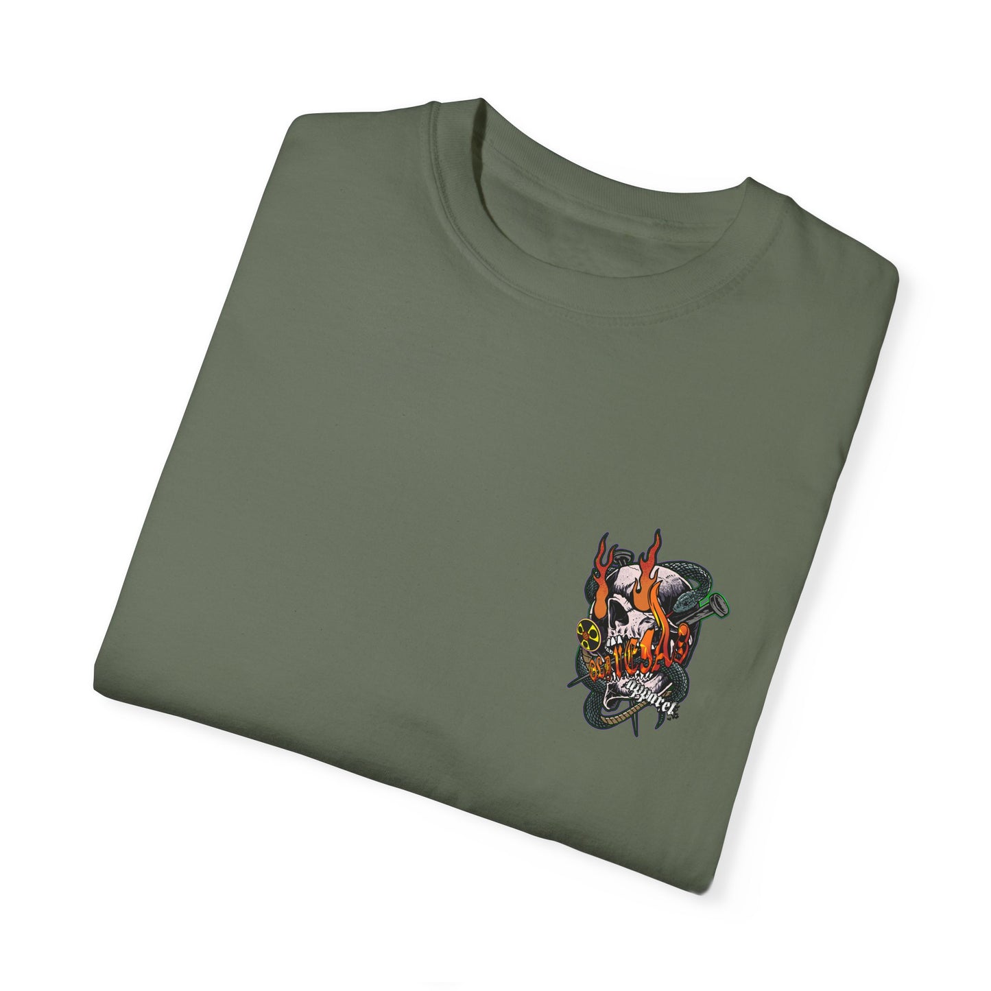 Apocalyptic Skull - Graphic Unisex T-shirt