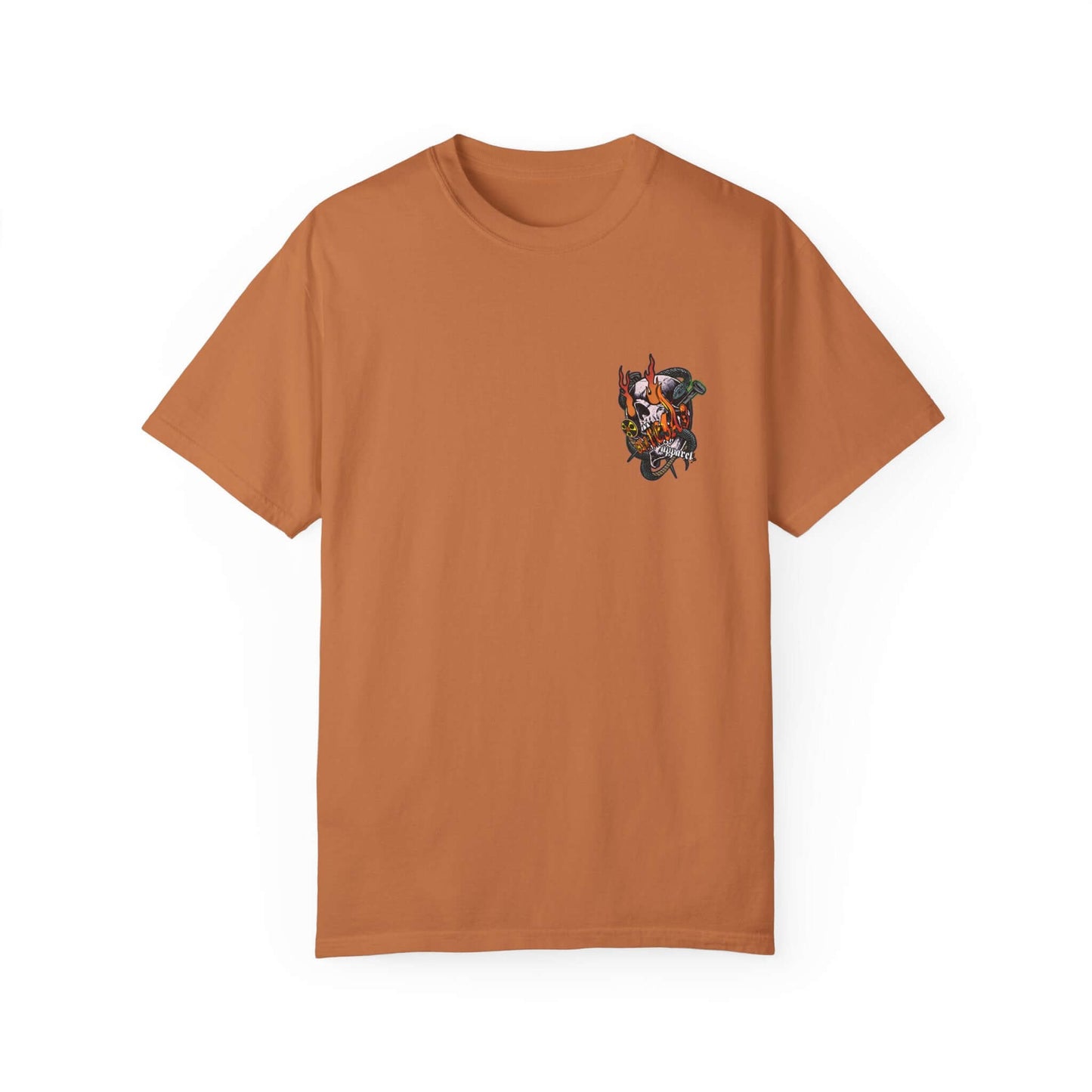 Apocalyptic Skull - Graphic Unisex T-shirt.