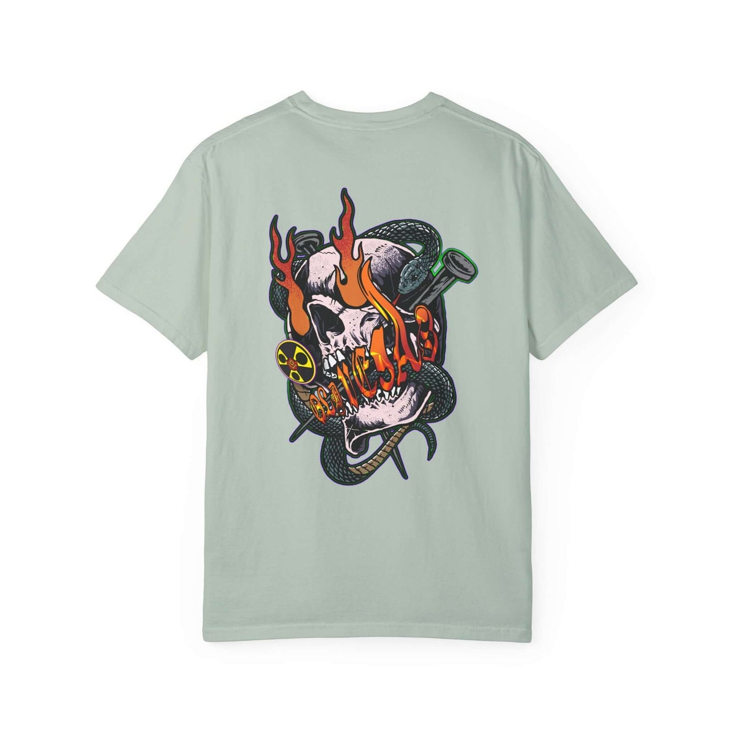 Apocalyptic Skull - Graphic Unisex T-shirt.
