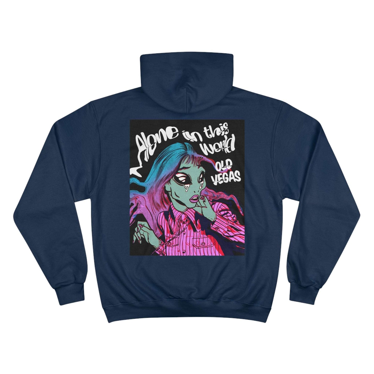 Champion Hoodie - Crying Alien.