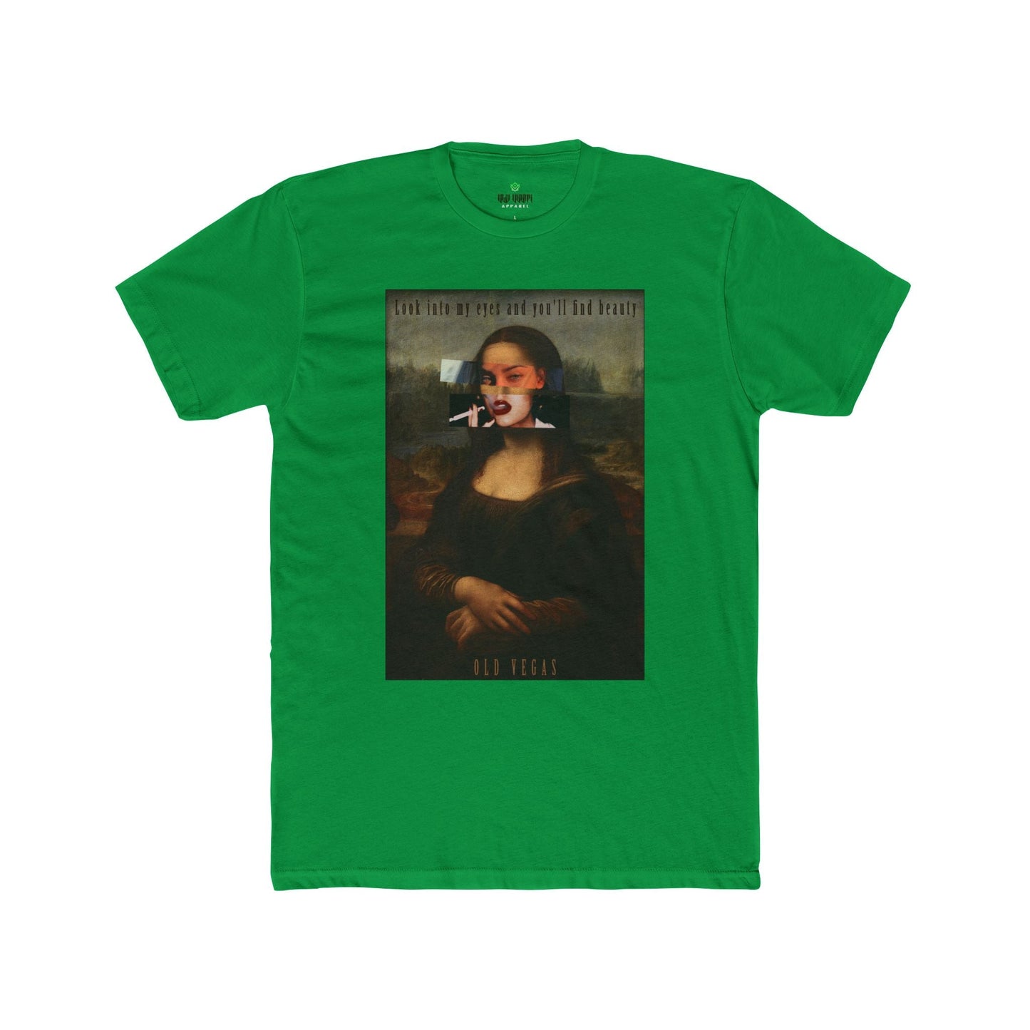 Smoking Mona Lisa - Next Level 3600 T-shirt Printify