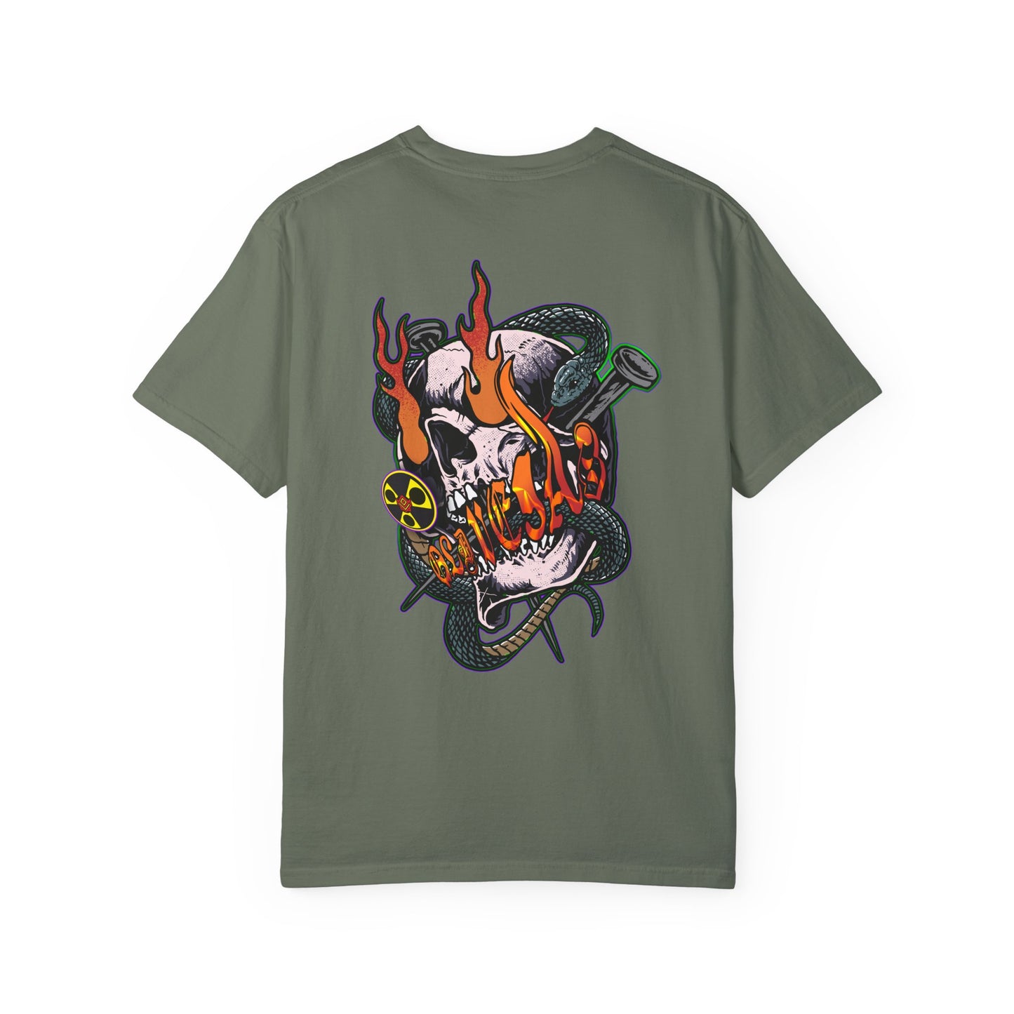 Apocalyptic Skull - Graphic Unisex T-shirt