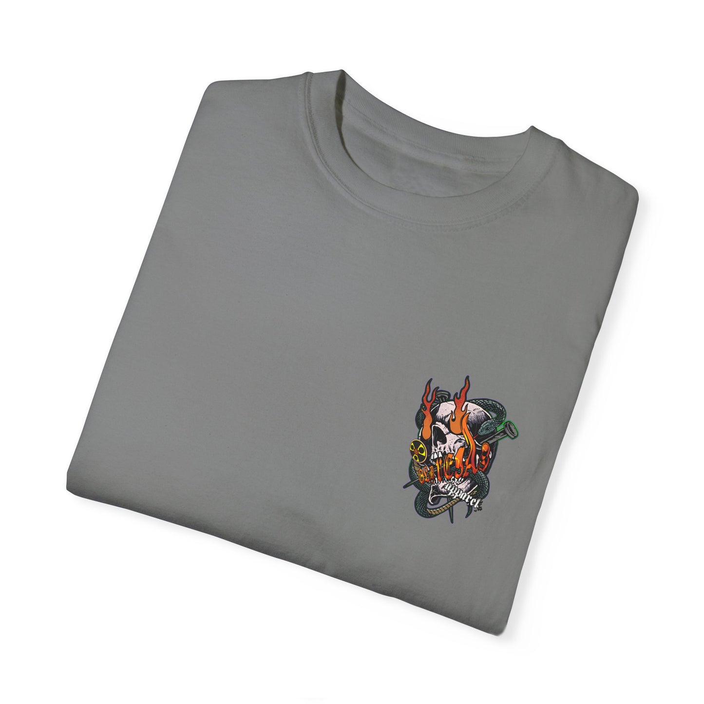 Apocalyptic Skull - Graphic Unisex T-shirt