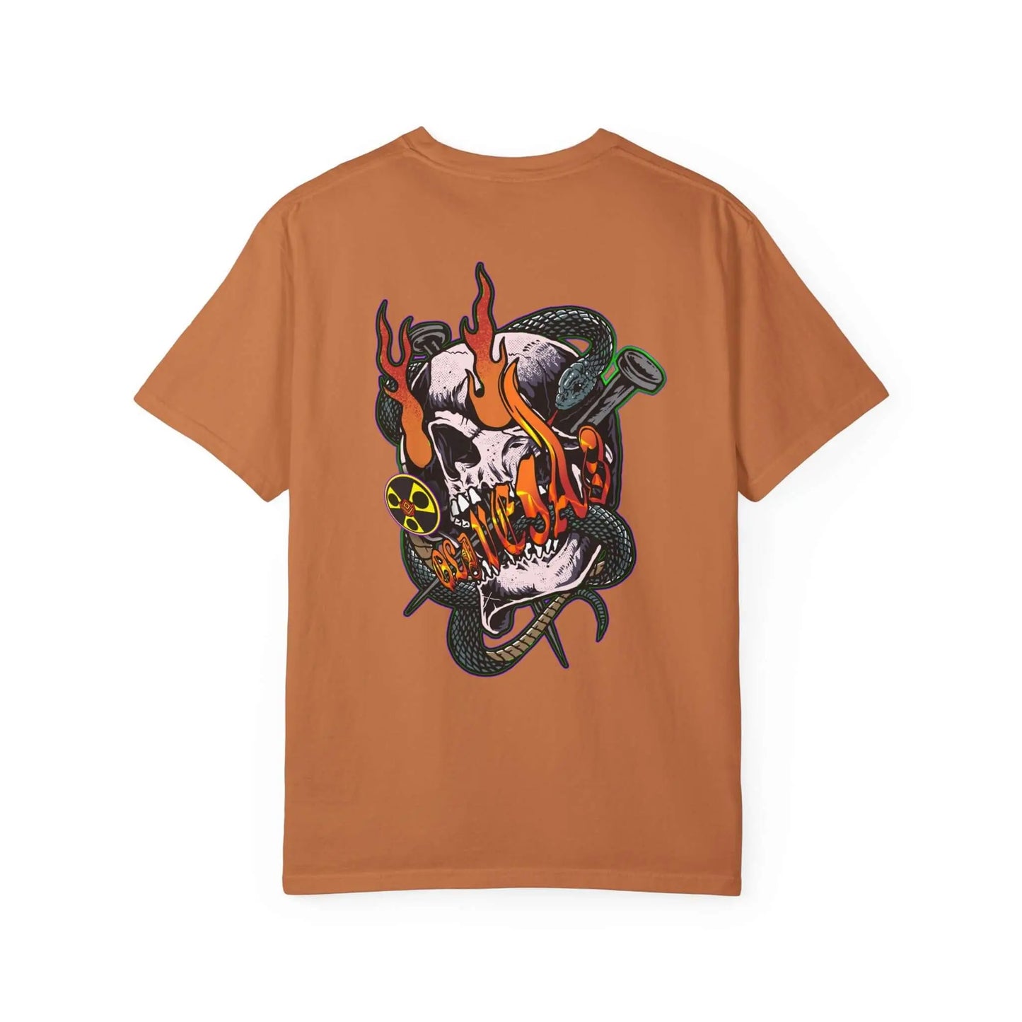 Apocalyptic Skull - Graphic Unisex T-shirt.