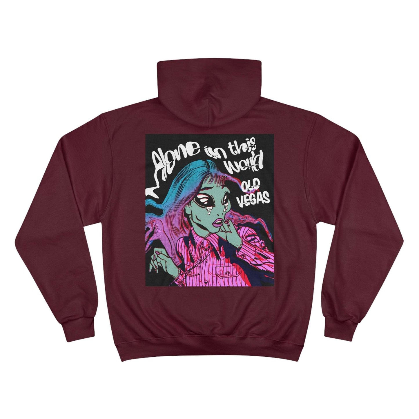 Champion Hoodie - Crying Alien.