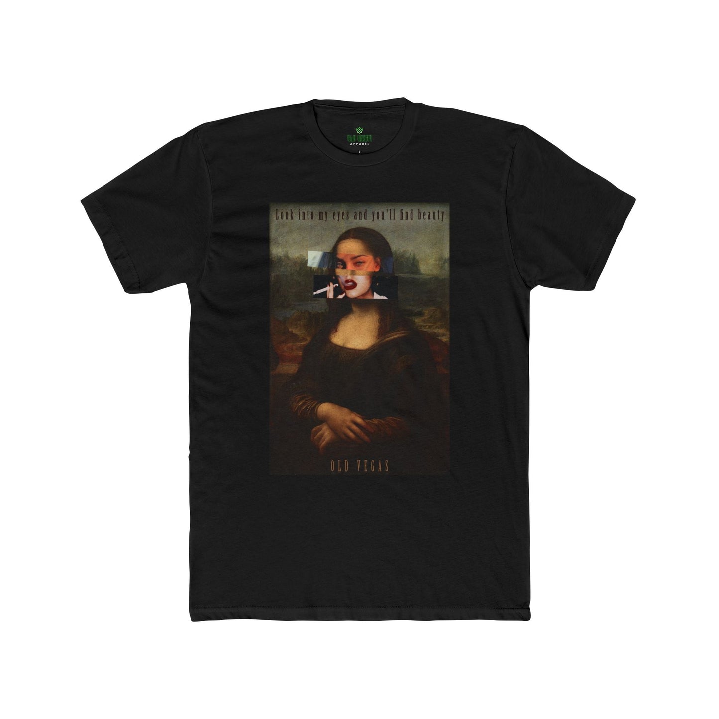 Smoking Mona Lisa - Next Level 3600 T-shirt Printify