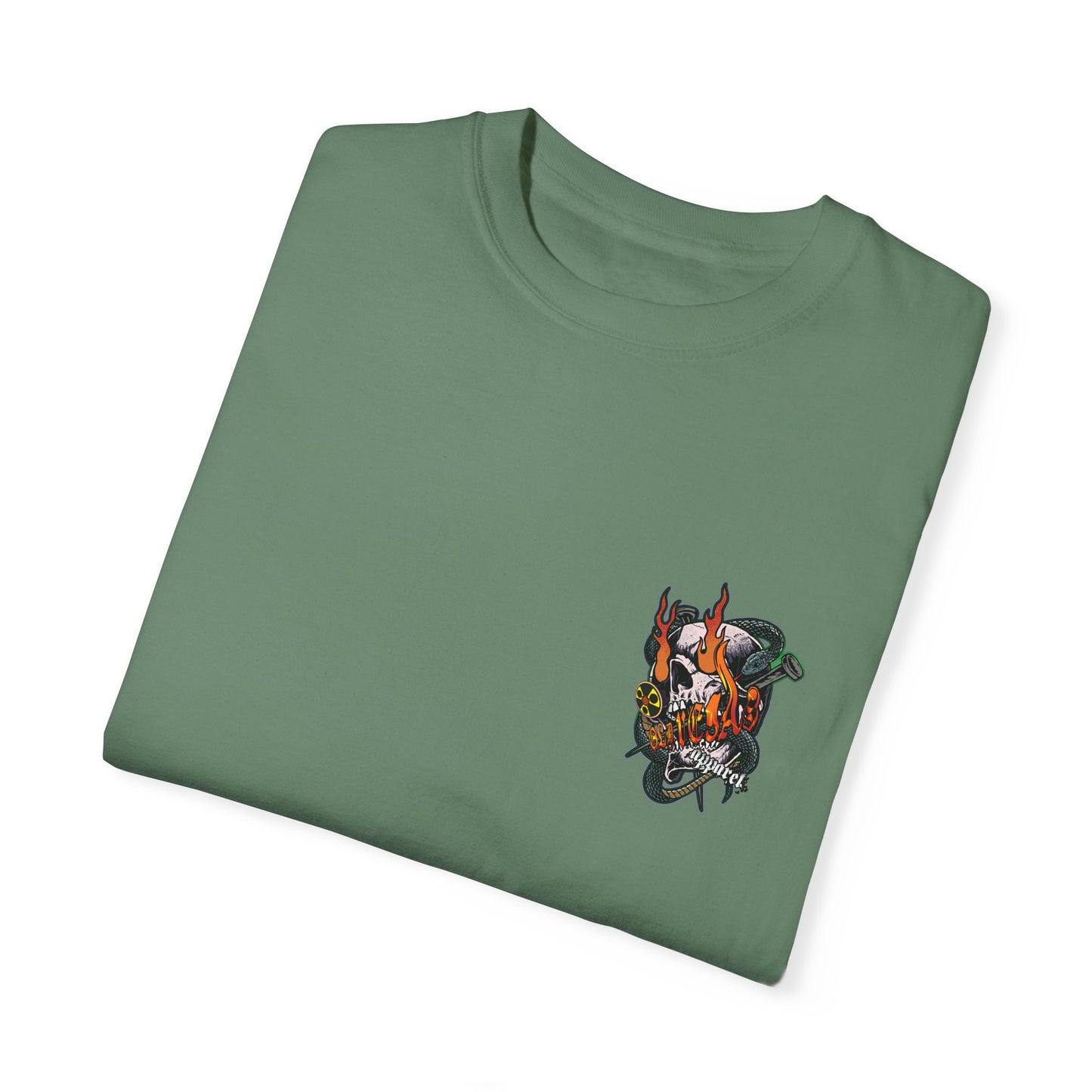 Apocalyptic Skull - Graphic Unisex T-shirt.