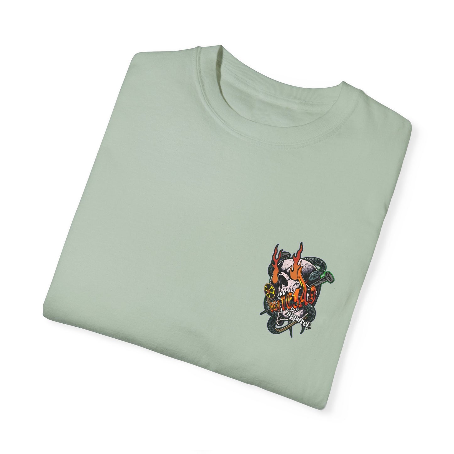 Apocalyptic Skull - Graphic Unisex T-shirt.