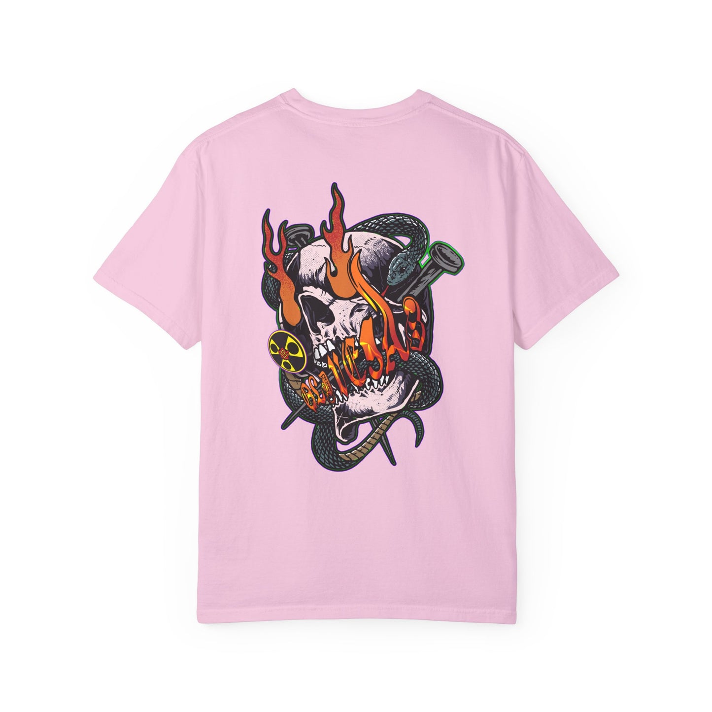 Apocalyptic Skull - Graphic Unisex T-shirt.