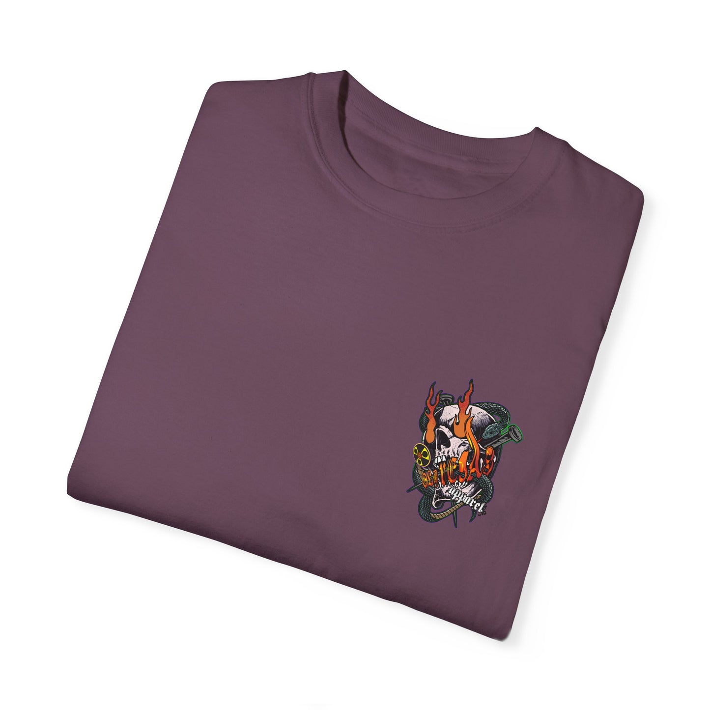 Apocalyptic Skull - Graphic Unisex T-shirt