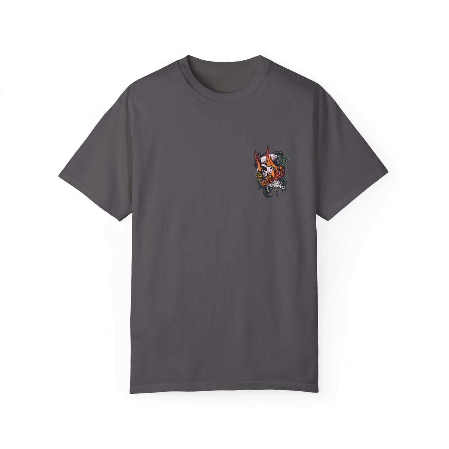 Apocalyptic Skull - Graphic Unisex T-shirt.