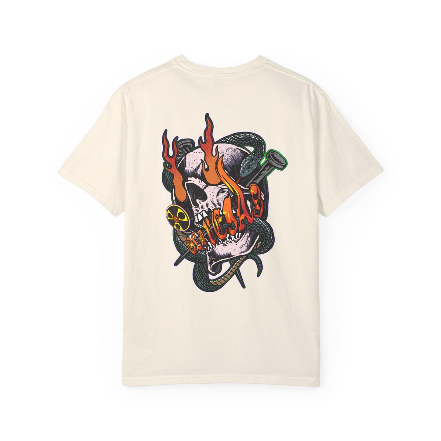 Apocalyptic Skull - Graphic Unisex T-shirt