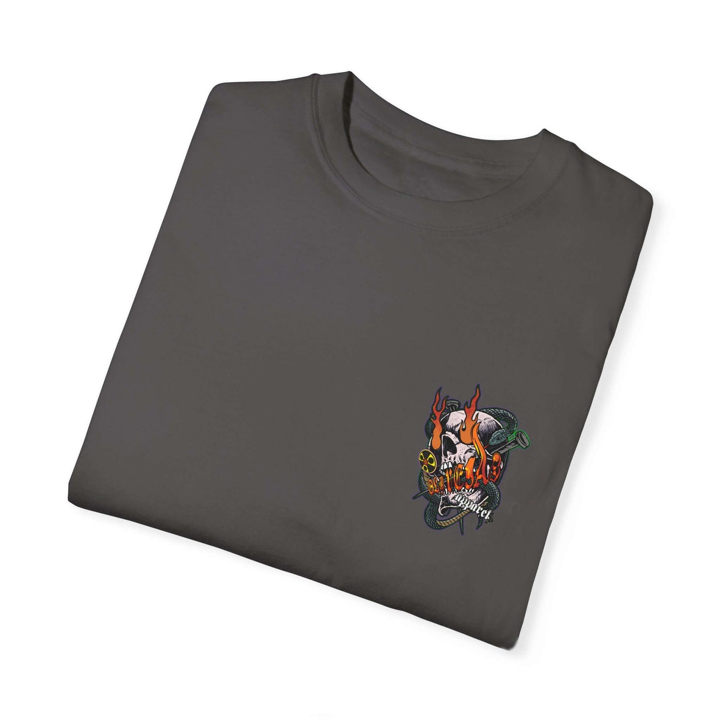 Apocalyptic Skull - Graphic Unisex T-shirt.