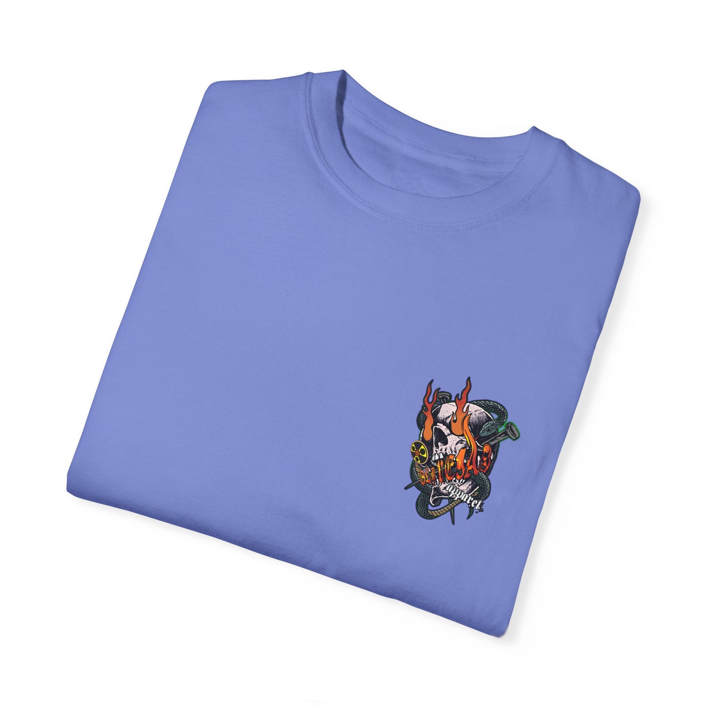 Apocalyptic Skull - Graphic Unisex T-shirt.