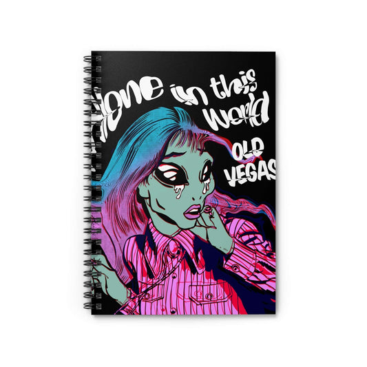 Alone in this World - Spiral Notebook Printify