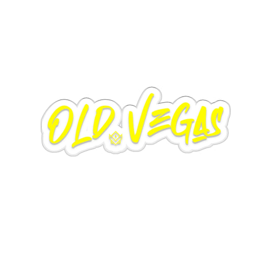 Yellow Logo - Kiss-Cut Sticker.