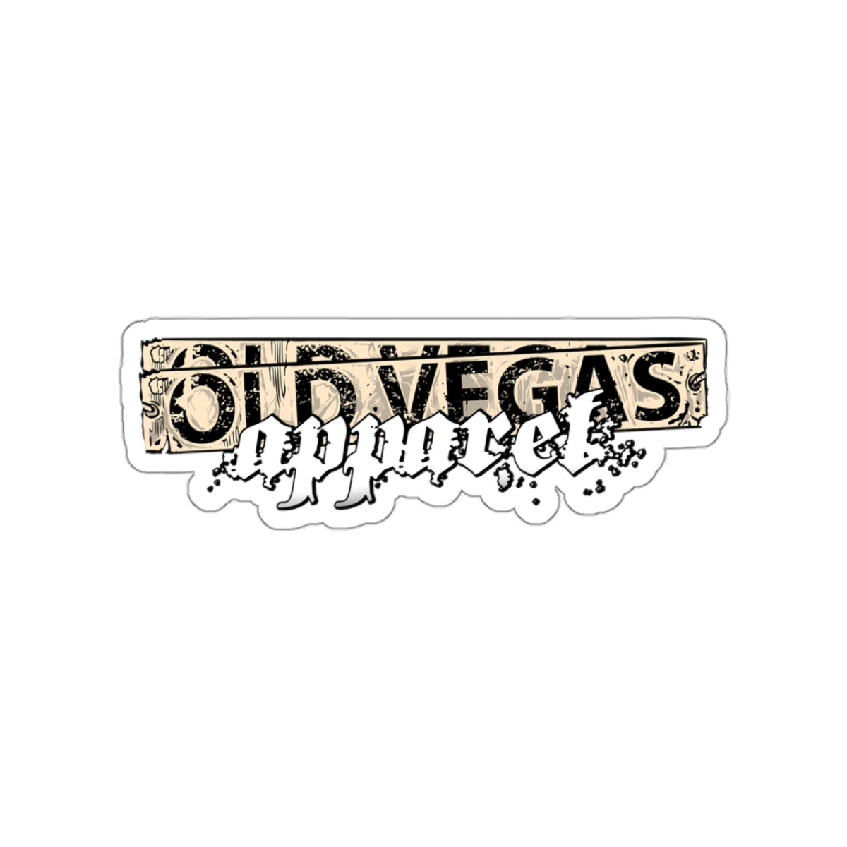 OV Double Logotype - Kiss-Cut Sticker.