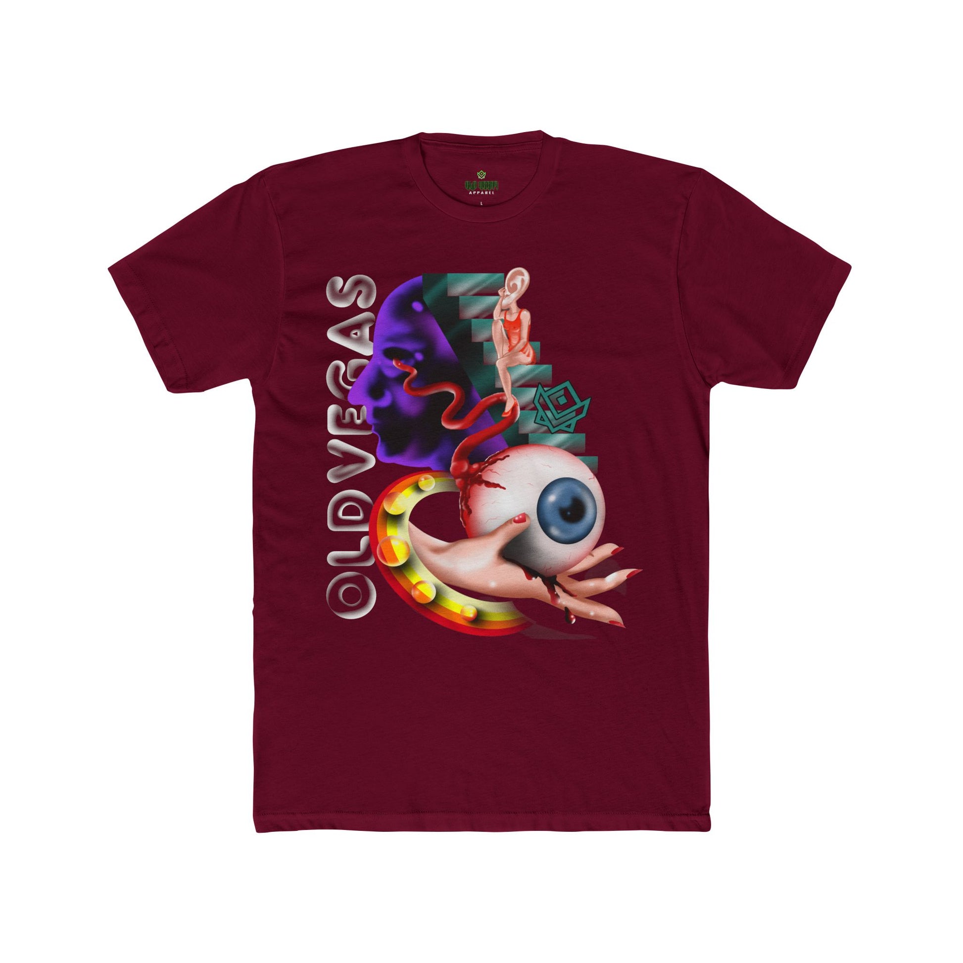 Fractured Perception - Next Level 3600 T-shirt - OLD VEGAS