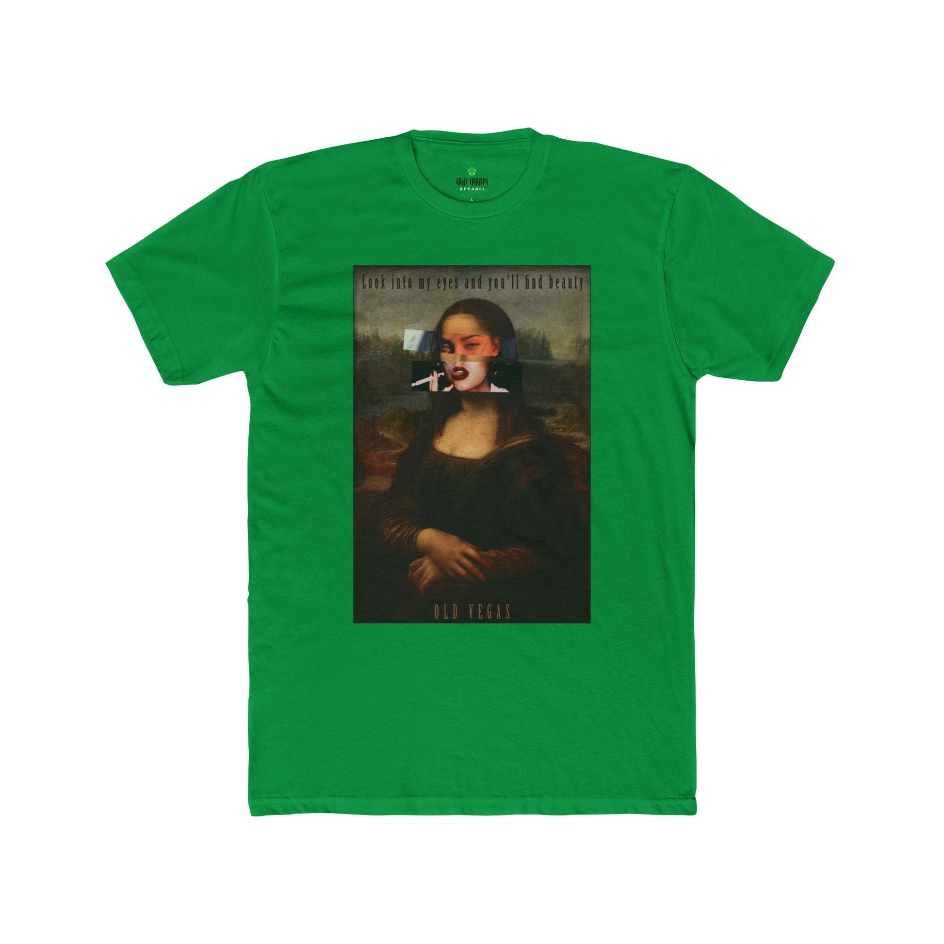 Smoking Mona Lisa - Next Level 3600 T-shirt Printify
