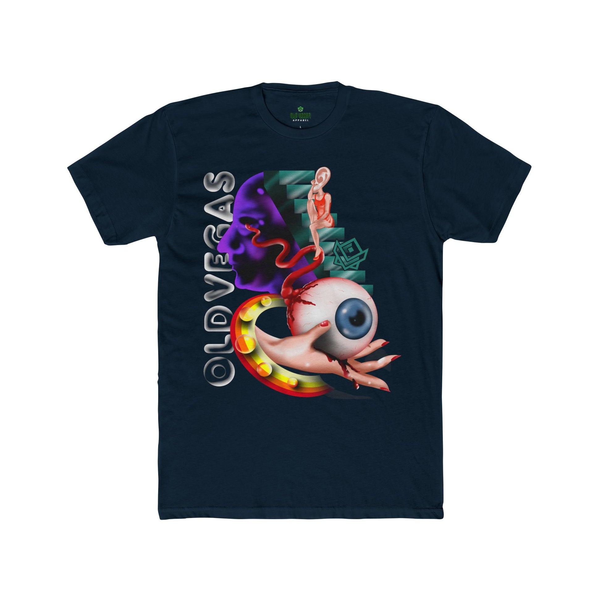 Fractured Perception - Next Level 3600 T-shirt - OLD VEGAS