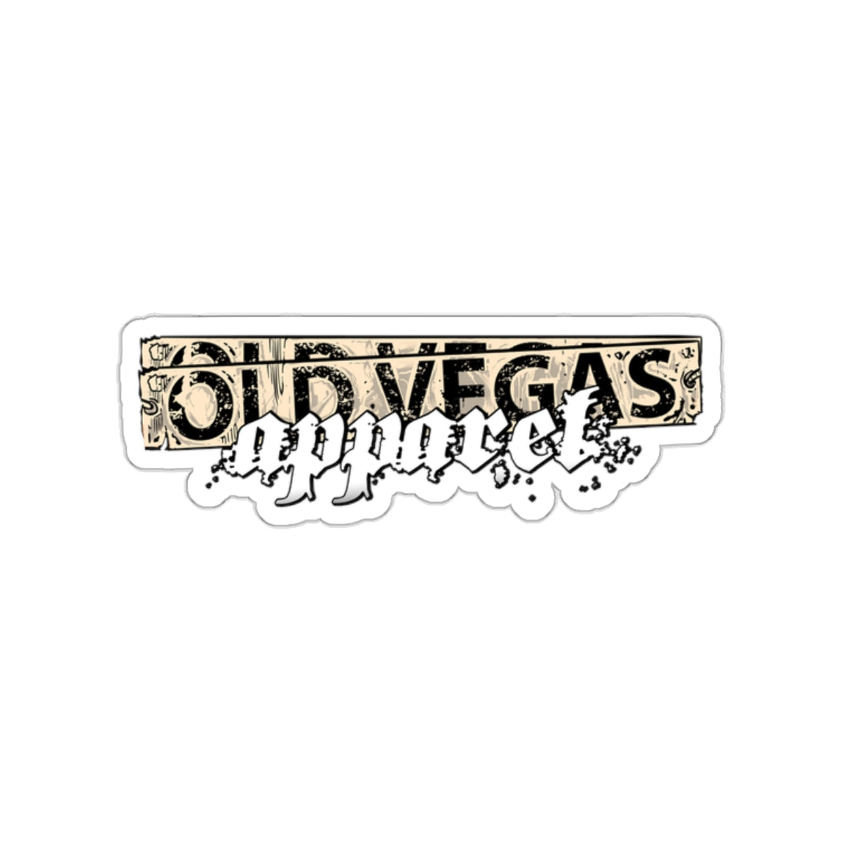 OV Double Logotype - Kiss-Cut Sticker.