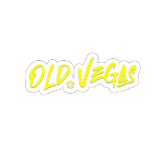 Yellow Logo - Kiss-Cut Sticker.