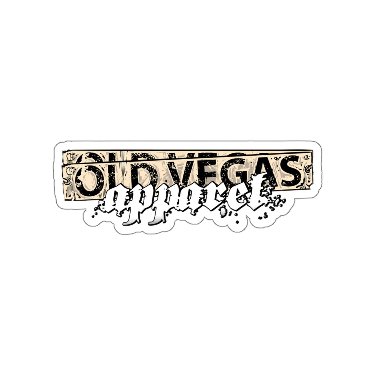 OV Double Logotype - Kiss-Cut Sticker.