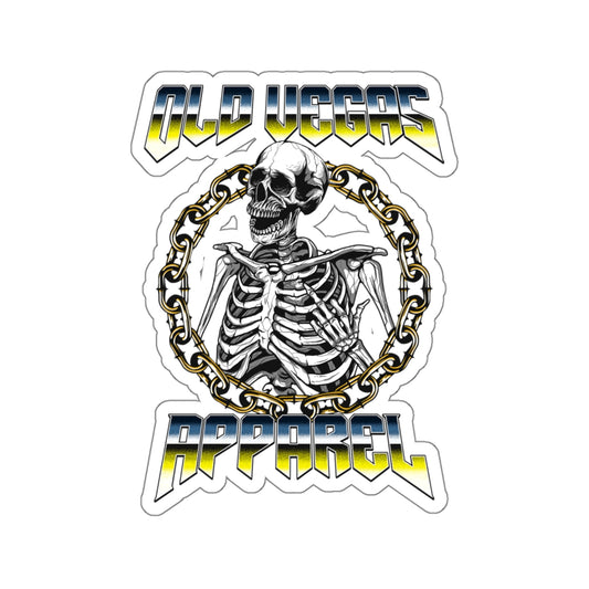 Rebel Skeleton - Kiss-Cut Sticker.