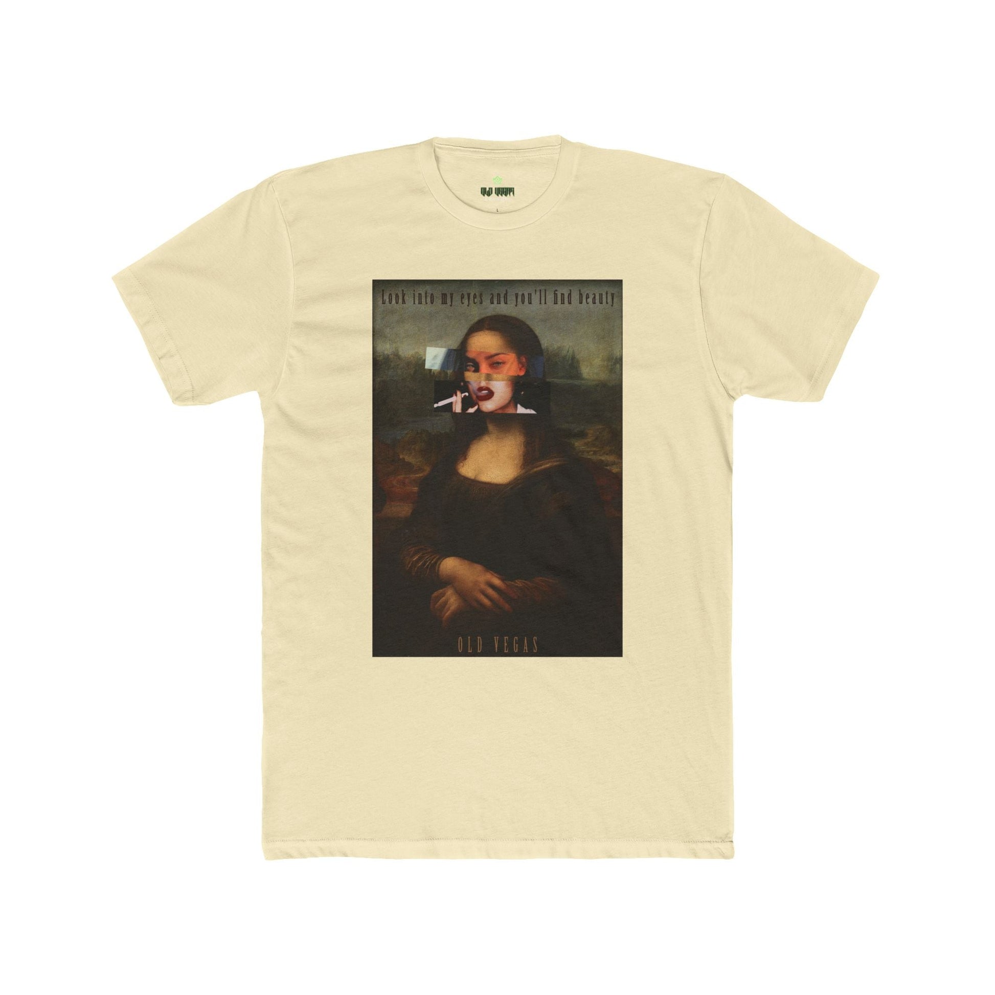 Smoking Mona Lisa - Next Level 3600 T-shirt Printify
