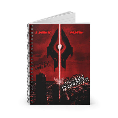 Alien Ship - Spiral Notebook.