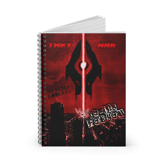 Alien Ship - Spiral Notebook.