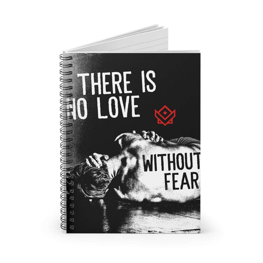 Without Fear - Spiral Notebook Printify