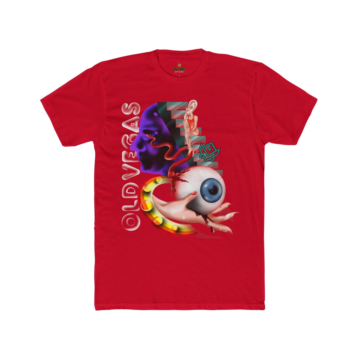 Fractured Perception - Next Level 3600 T-shirt - OLD VEGAS