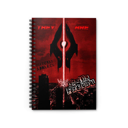 Alien Ship - Spiral Notebook.
