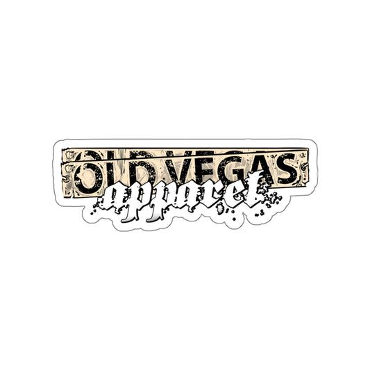 OV Double Logotype - Kiss-Cut Sticker.